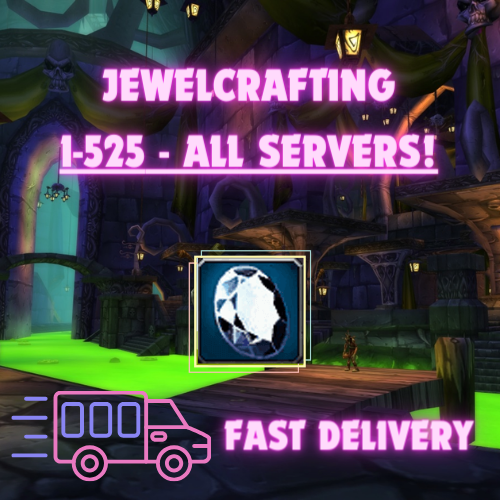 WOW Cataclysm Classic/ Jewelcrafting 1-525 US Leveling Kit/DIY Package/ More details at descriptions